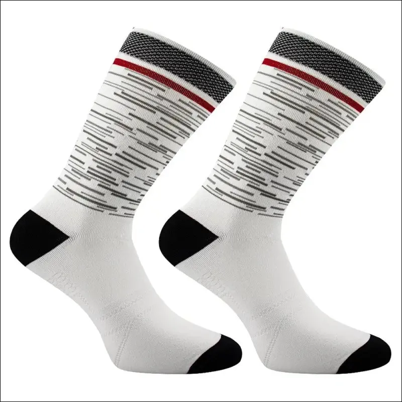 Professional knee-high cycling socks for men | high quality outdoor sports socks | timubike