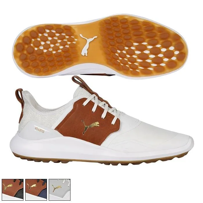 PUMA IGNITE NXT Crafted Golf Shoes 8.0 Puma Black/Leather Brown (19243