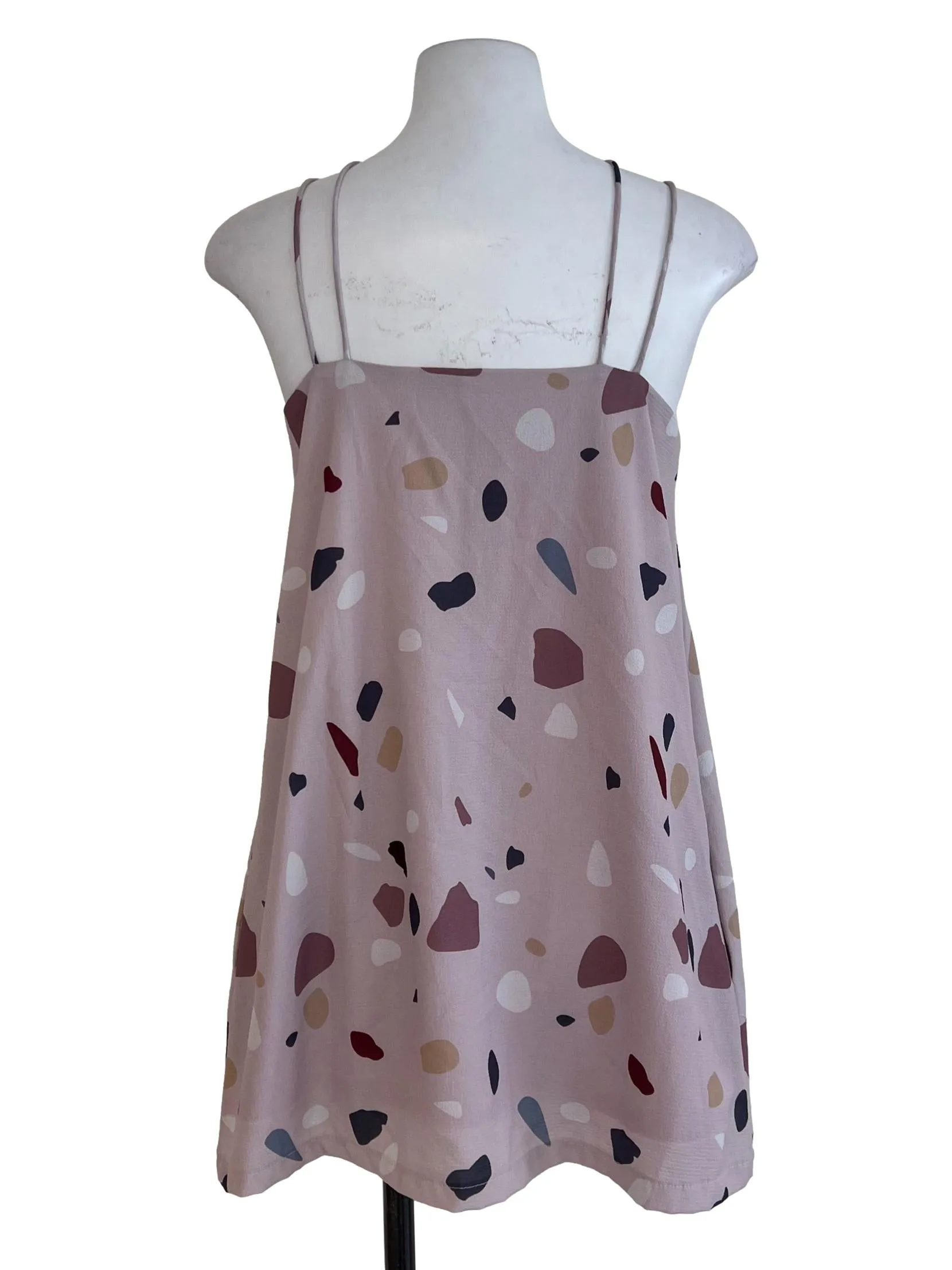 Purple Double Strap Dress