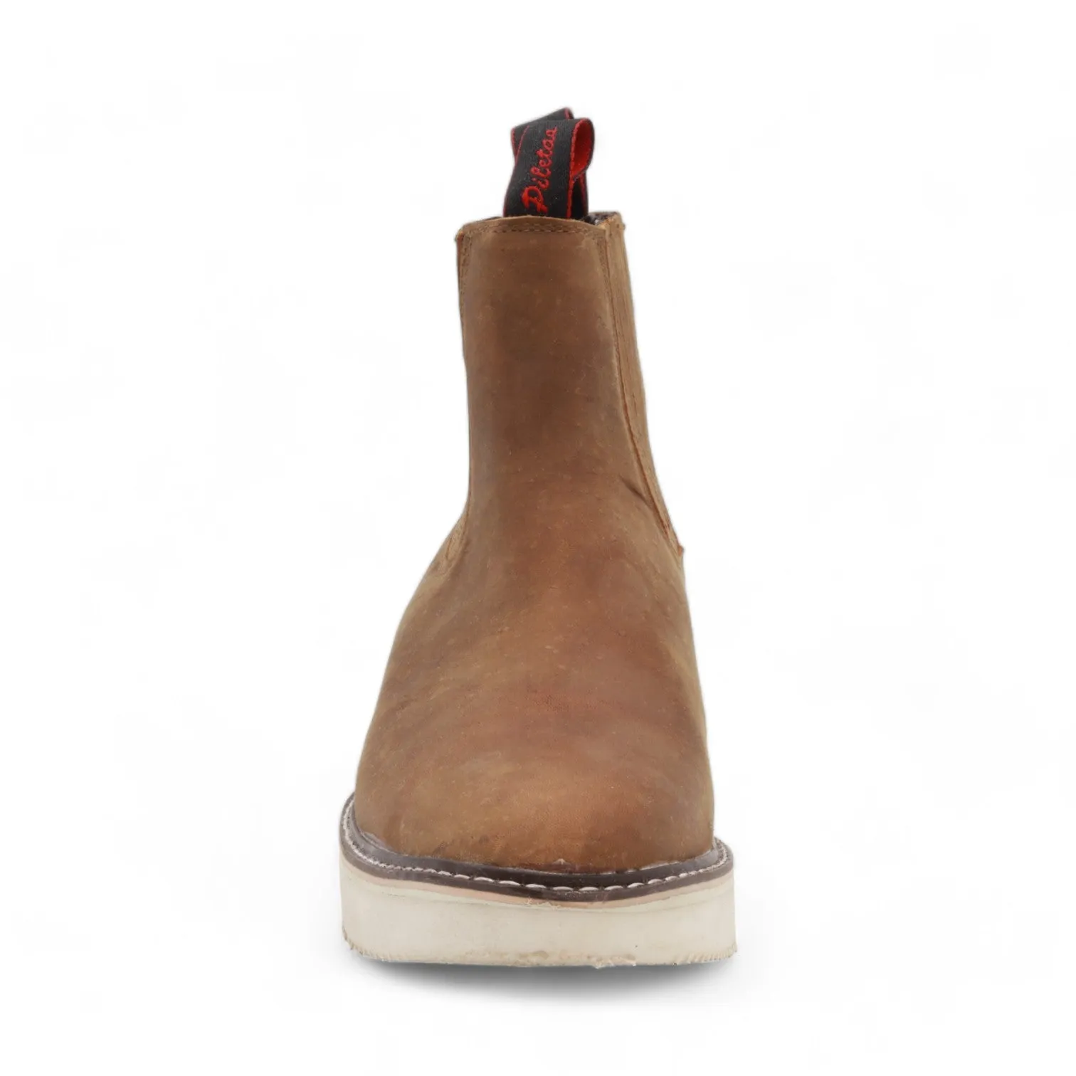 Rayado Men's Brown Leather Short Boots