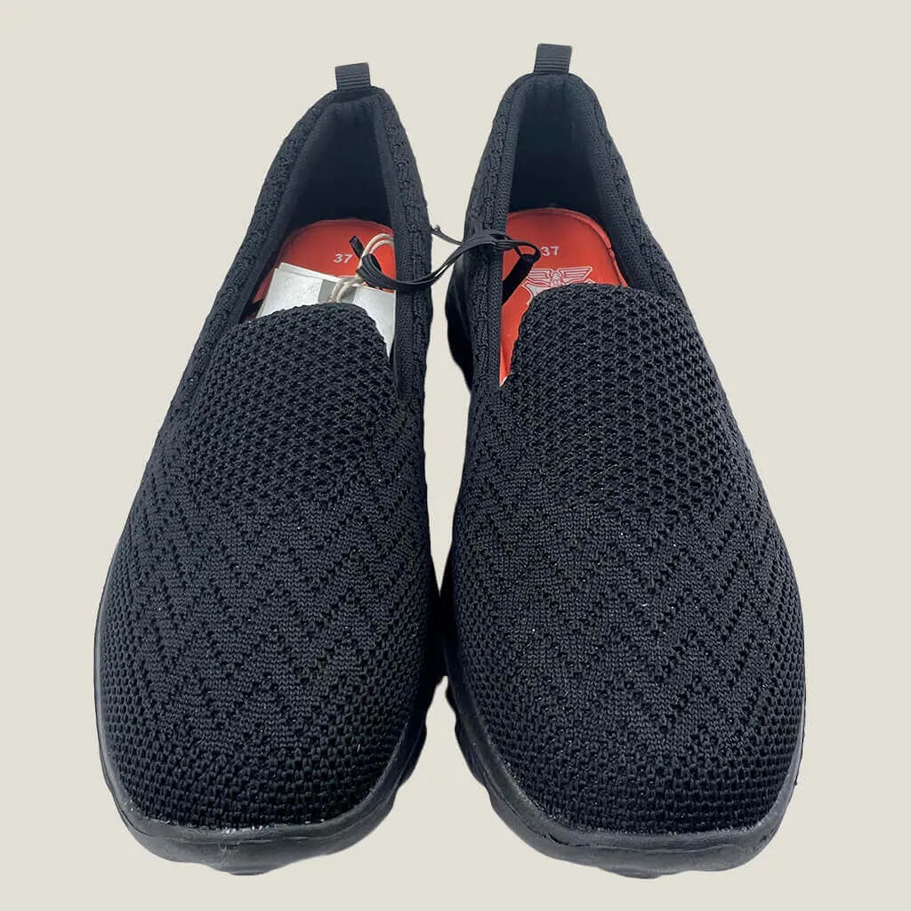 Rivers Black Slip On 37