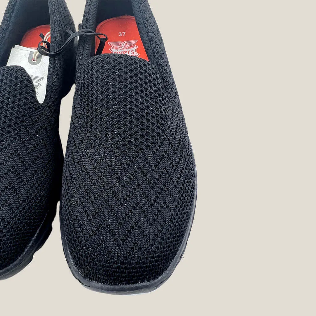 Rivers Black Slip On 37