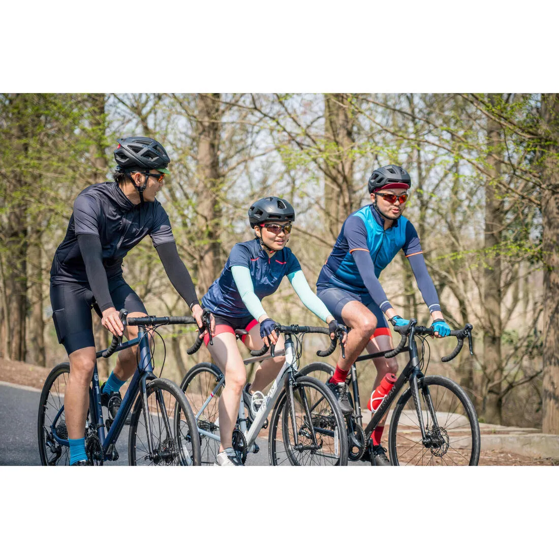ROAD BIKE TRIBAN RC 120 DISC BRAKE - BLUE