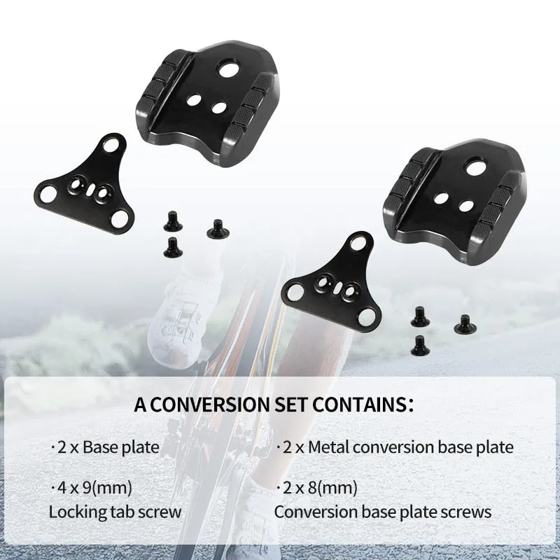 Road Mountain Bike Locking Blade Adapter Fit for Bike Locking Pedals on Cycling Shoes Locking Pedals