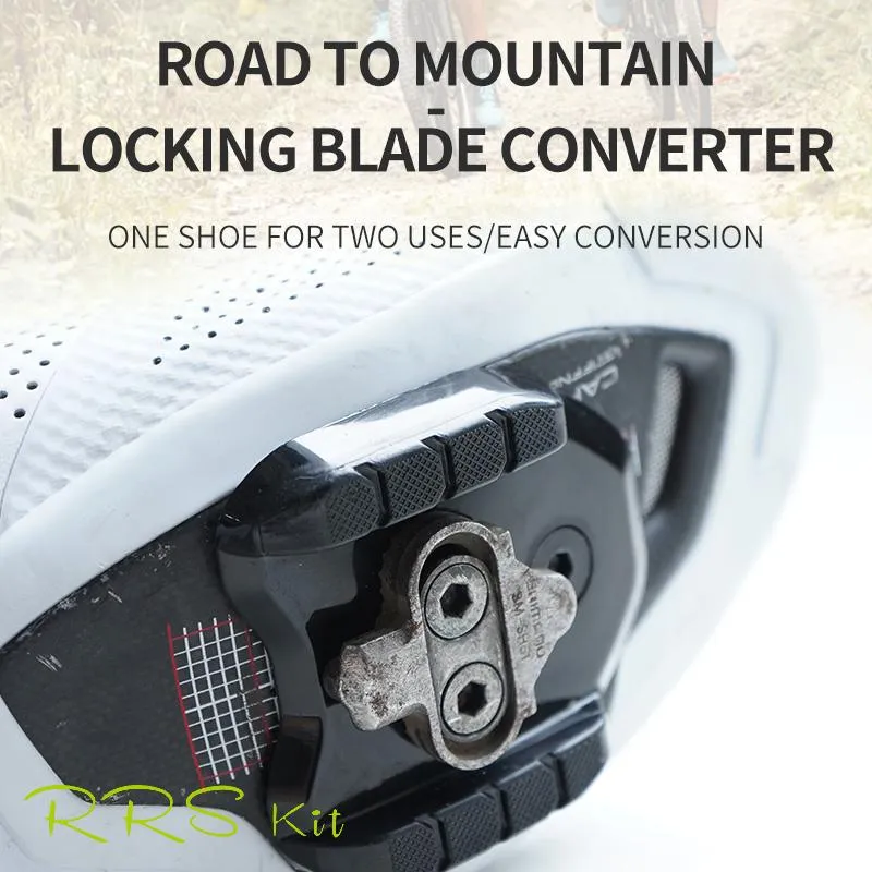 Road Mountain Bike Locking Blade Adapter Fit for Bike Locking Pedals on Cycling Shoes Locking Pedals