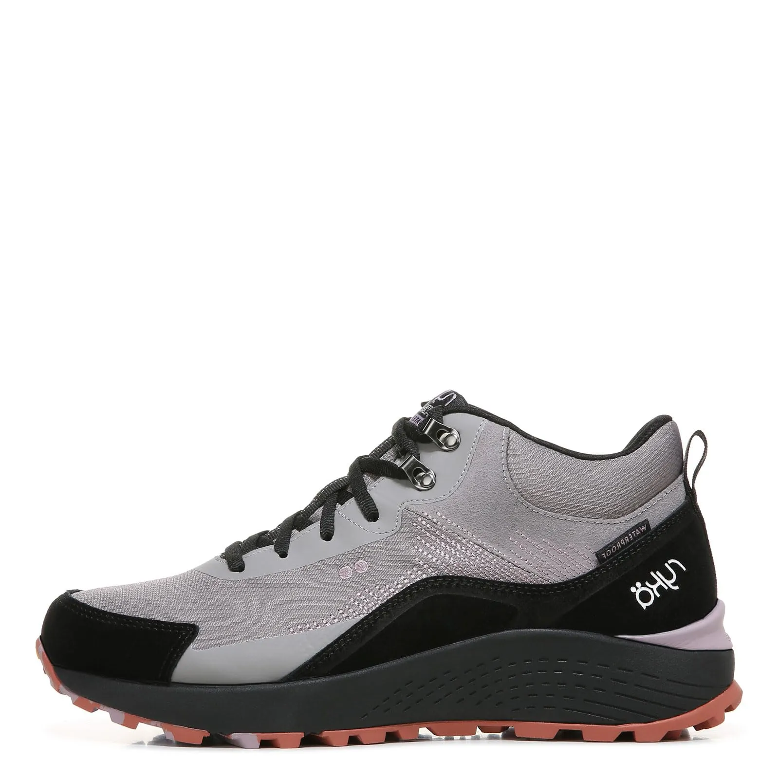 Ryka Women's Kenai Mid WP Waterproof Hiking Boot Grey Sky 6.5 M