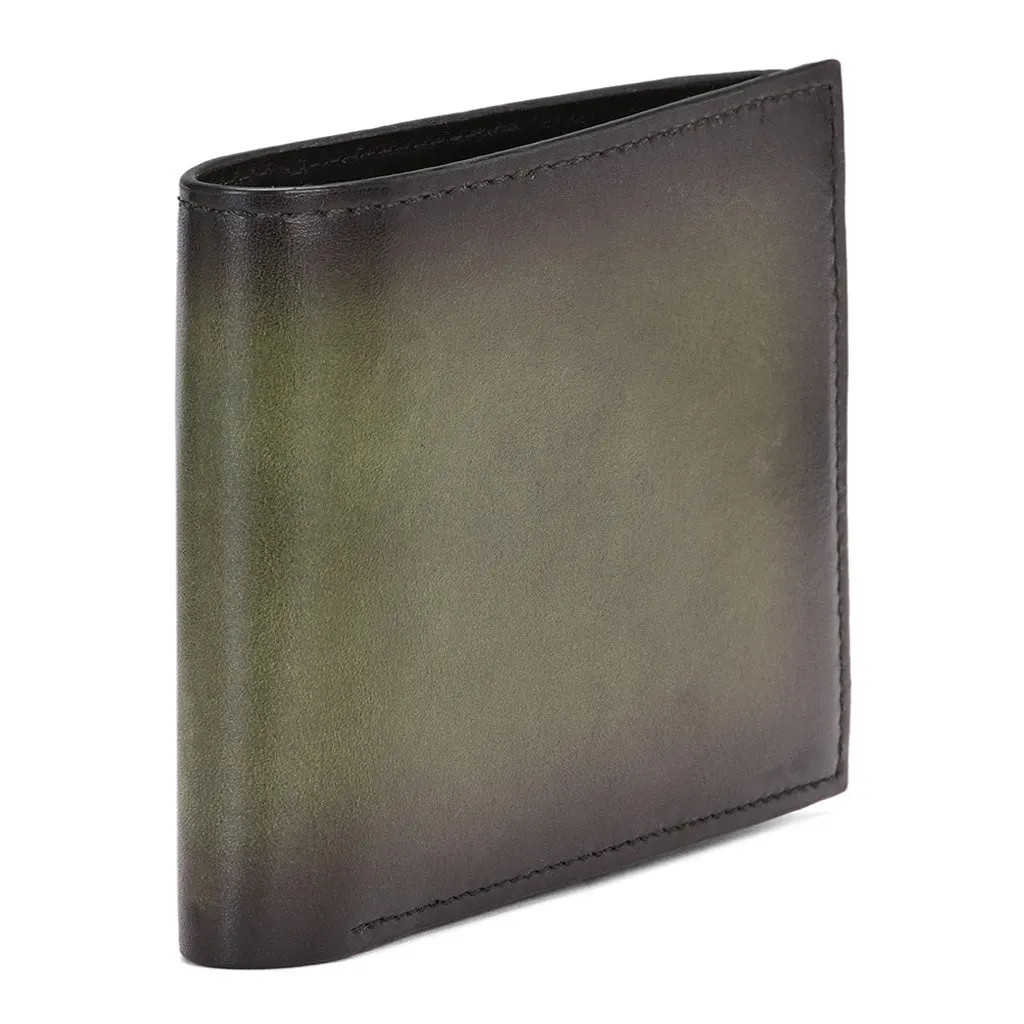 Saint Agostino Two Color Toned Olive Leather With Set