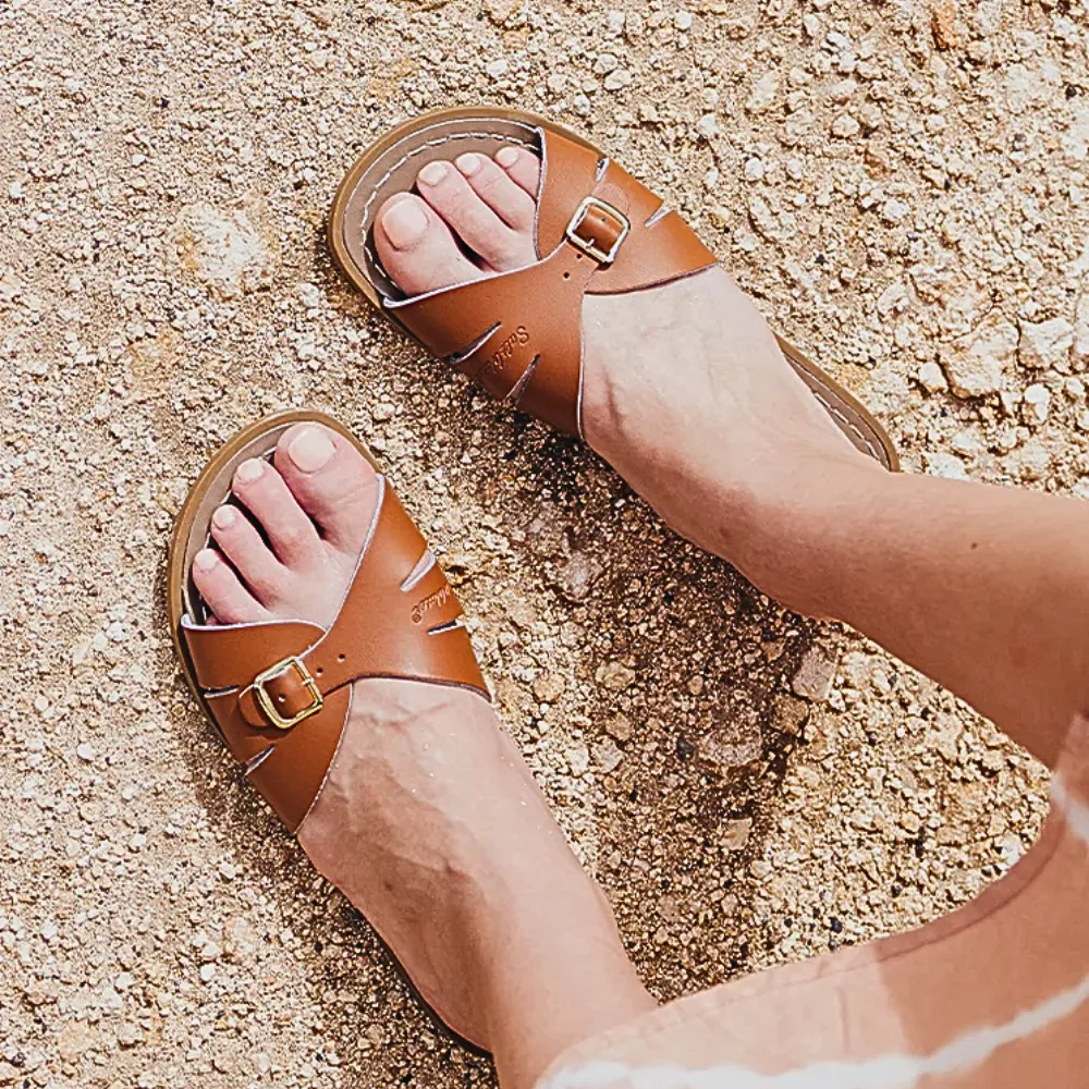 Salt Water Mom Classic Slides, Tan