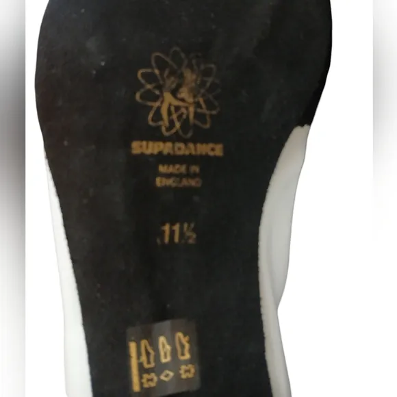 Sipadance Black and White Wingtip Oxford Dance Shoes
