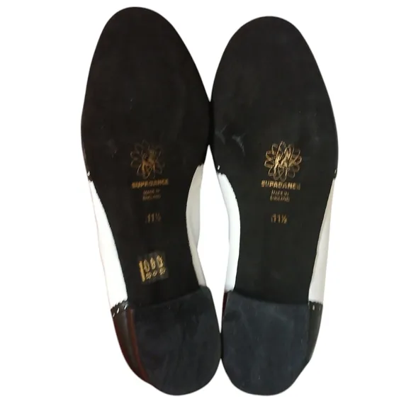 Sipadance Black and White Wingtip Oxford Dance Shoes