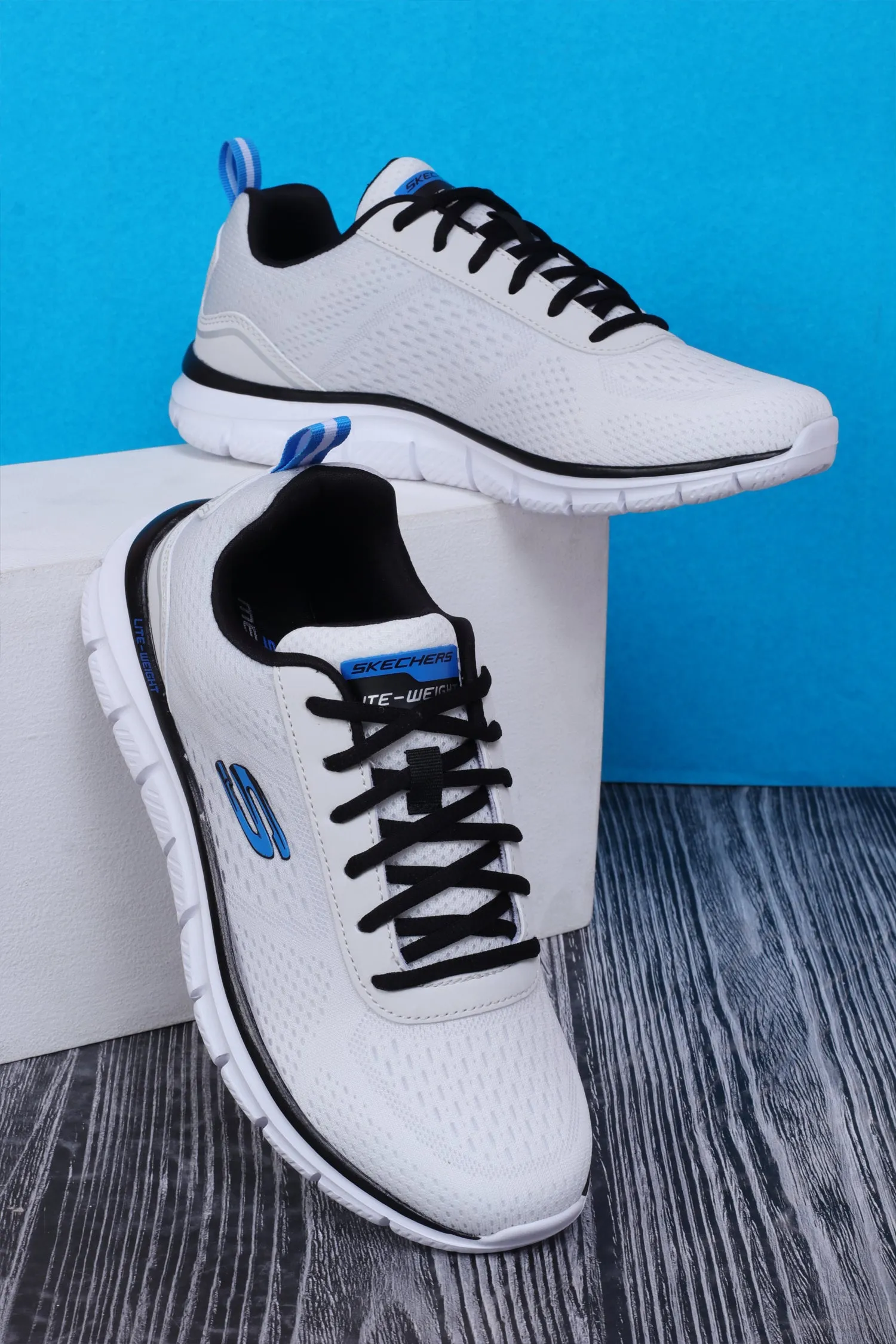 Skechers | TRACK-RIPKENT |Shoes-Men (232399-WBK)