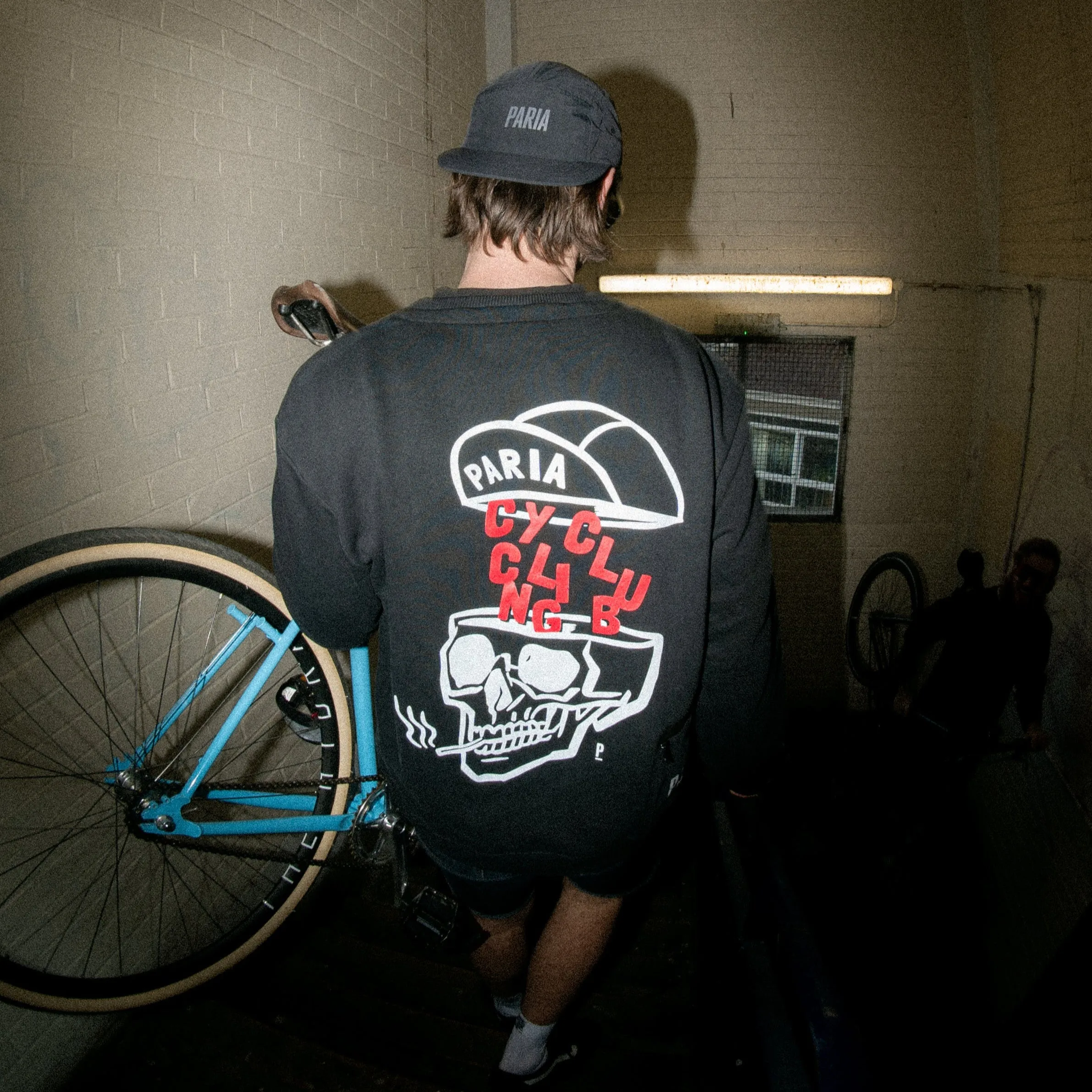 SMOKING SKULL Utility Cycling Sweatshirt