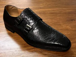Snake skin Monk shoes