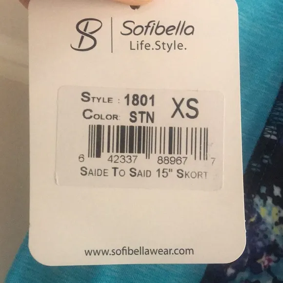 SofiBella Tennis/Golf/Pickleball Skort, NWT!
