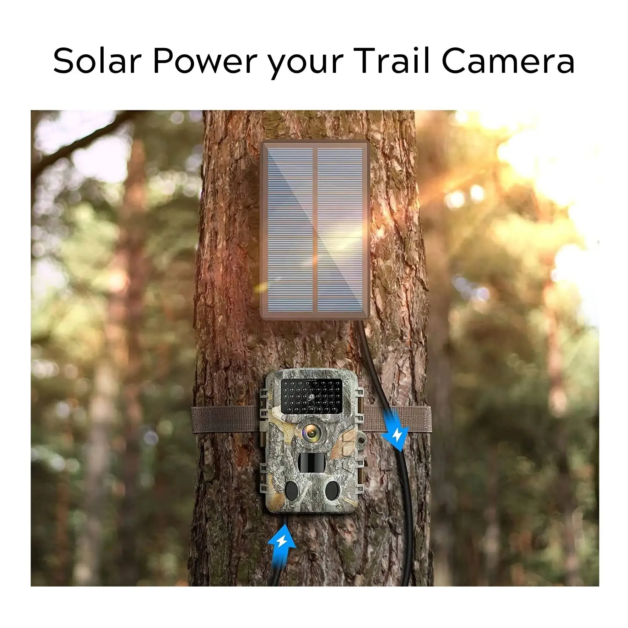 Solar Power Bank for Outdoor Trail Cameras