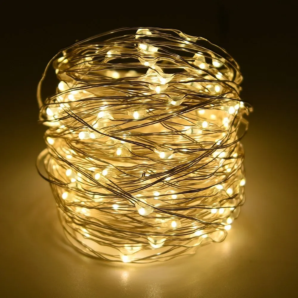 Solar String Fairy Lights 12m 100LED / 5M 50 LED Waterproof Outdoor Garland Solar Power Lamp