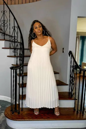 SPAGHETTI STRAP MAXI