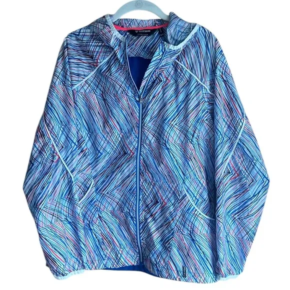 Sunice abstract print Golf  bike windbreaker jacket