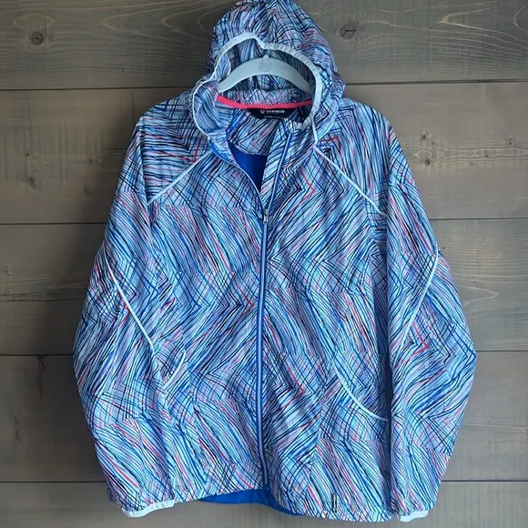 Sunice abstract print Golf  bike windbreaker jacket