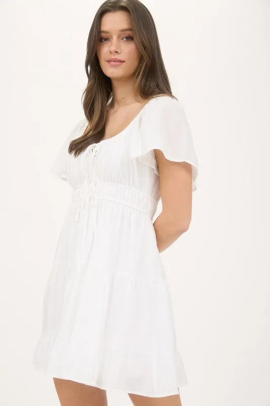 Taylor's Tie Mini Sundress (2 colors)