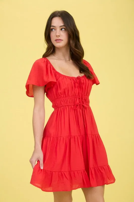 Taylor's Tie Mini Sundress (2 colors)