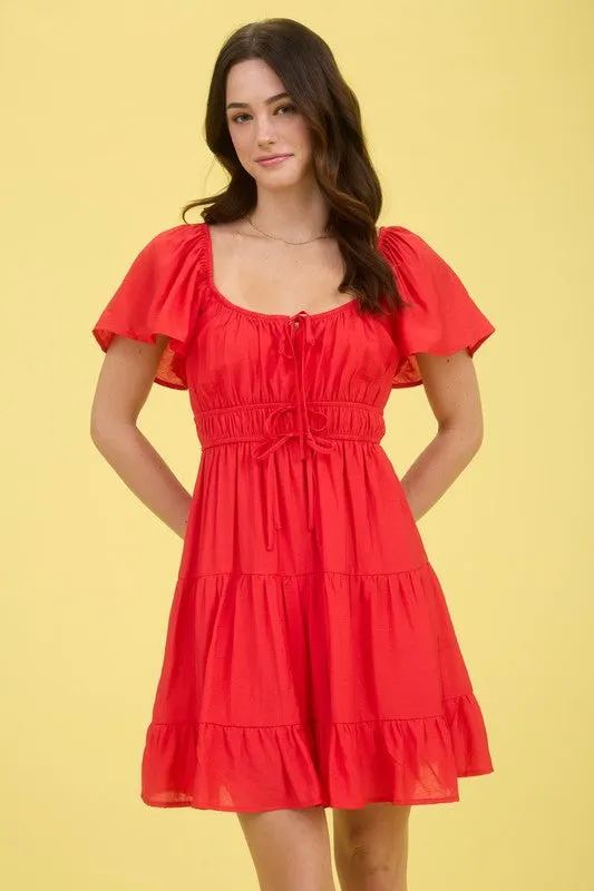 Taylor's Tie Mini Sundress (2 colors)