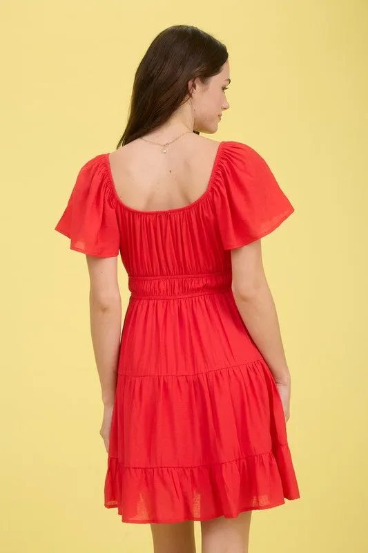 Taylor's Tie Mini Sundress (2 colors)