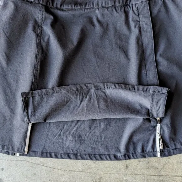 Terry Black Cycling Skirt and Padded Bike Shorts Set large