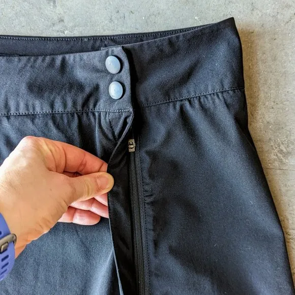 Terry Black Cycling Skirt and Padded Bike Shorts Set large
