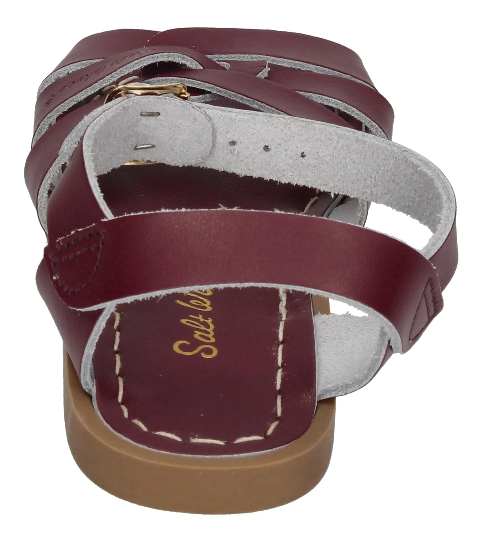 The Salt Water Original Sandal, Claret, Size 2 Little Kid