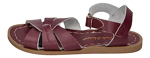 The Salt Water Original Sandal, Claret, Size 2 Little Kid