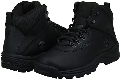 Timberland Men's White Ledge Mid Waterproof Hiking Boot, Black, 13