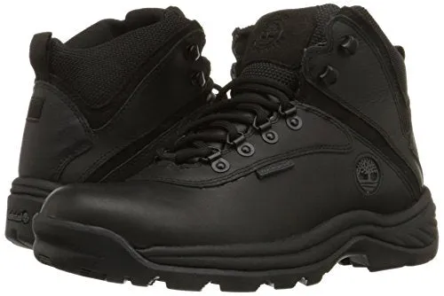 Timberland Men's White Ledge Mid Waterproof Hiking Boot, Black, 13