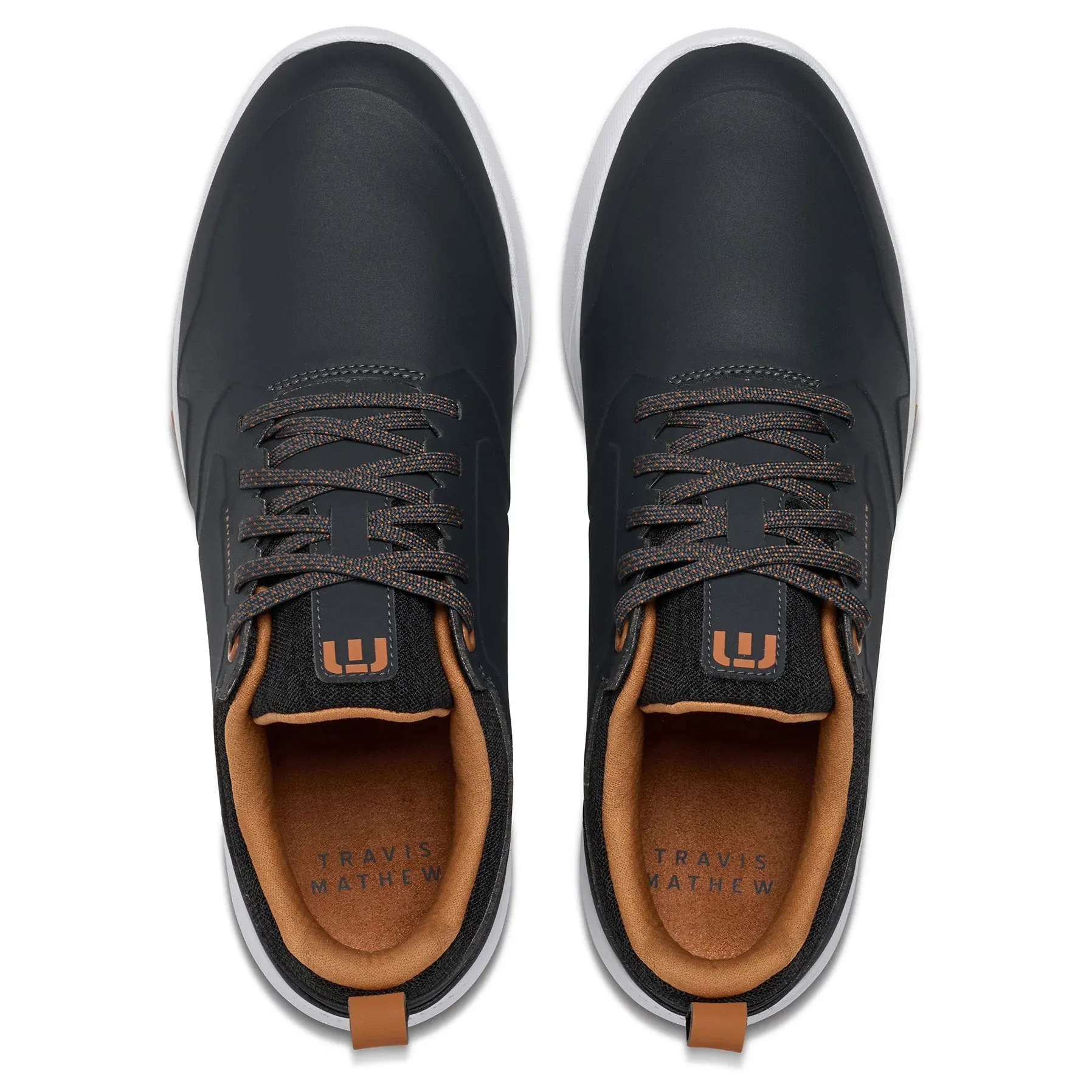 Travis Mathew The Daily Pro Hybrid Plus Golf Shoes - Ebony/Almond