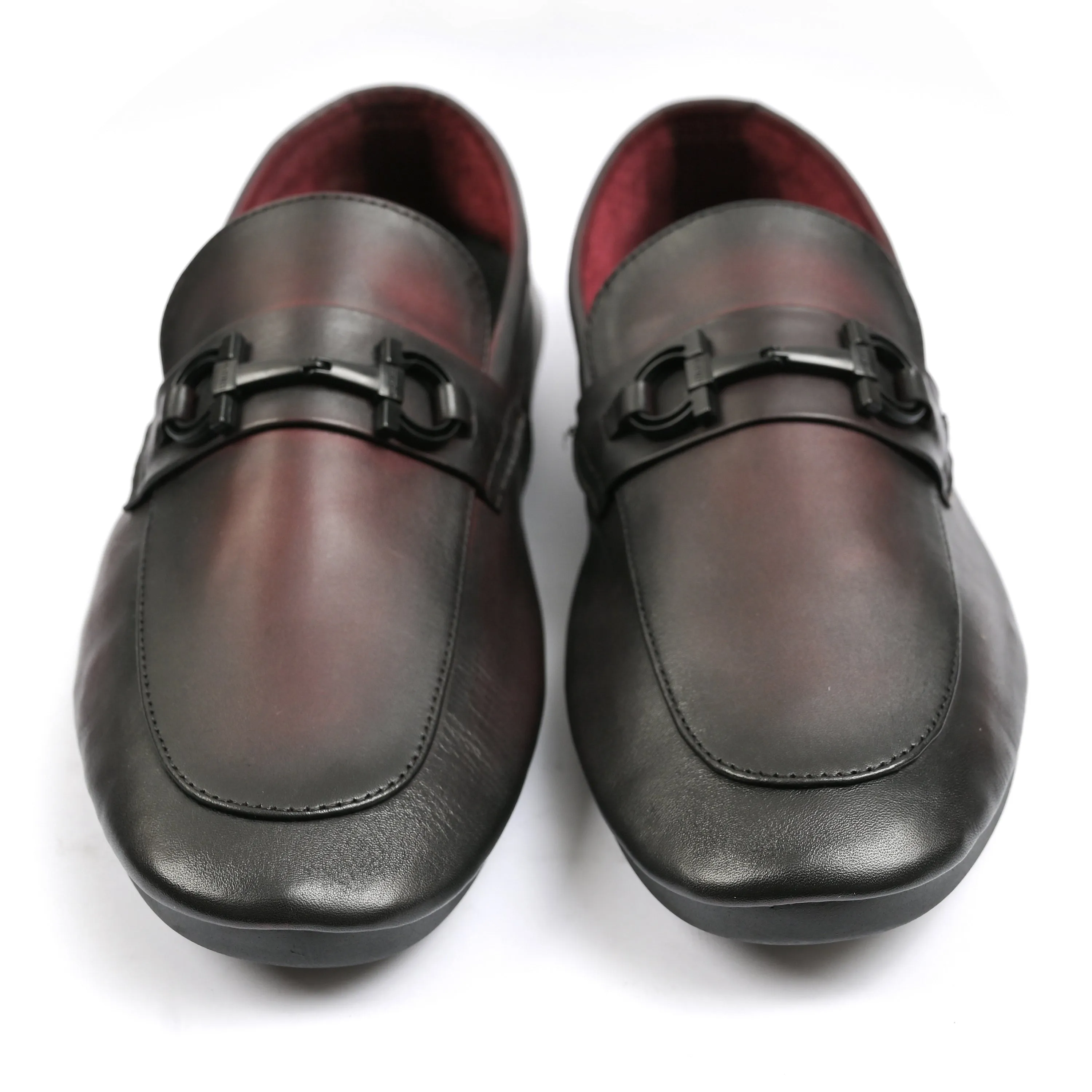 TWO TUNE LEATHER MOCCASIN