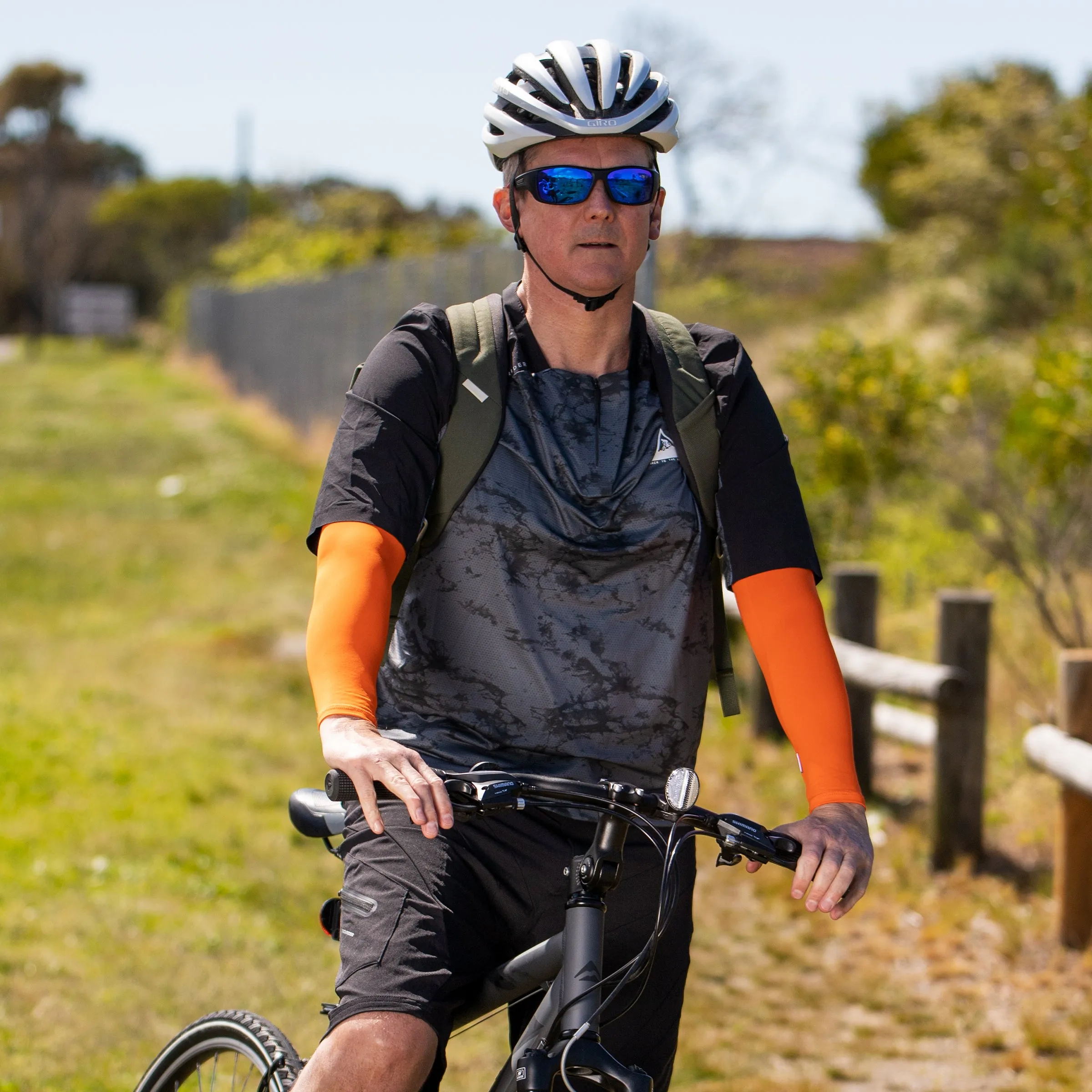 UV Cycling Sleeves - Orange