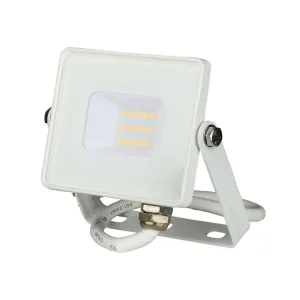 V-TAC 10W Waterproof Outdoor Security Floodlight with Samsung LED Body Glass IP65 4000K Day White 800 lumens [Energy Class A ], Die Cast Aluminium