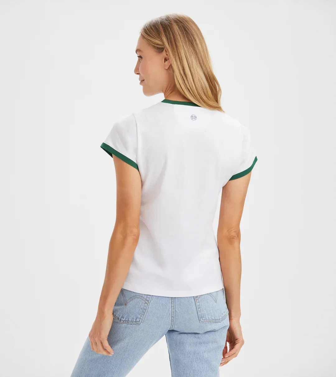 Vintage Ringer Tee - White