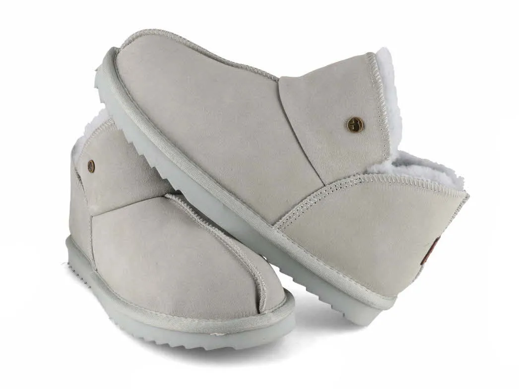 WARMBAT Women Suede Boots 'Willow', ice blue