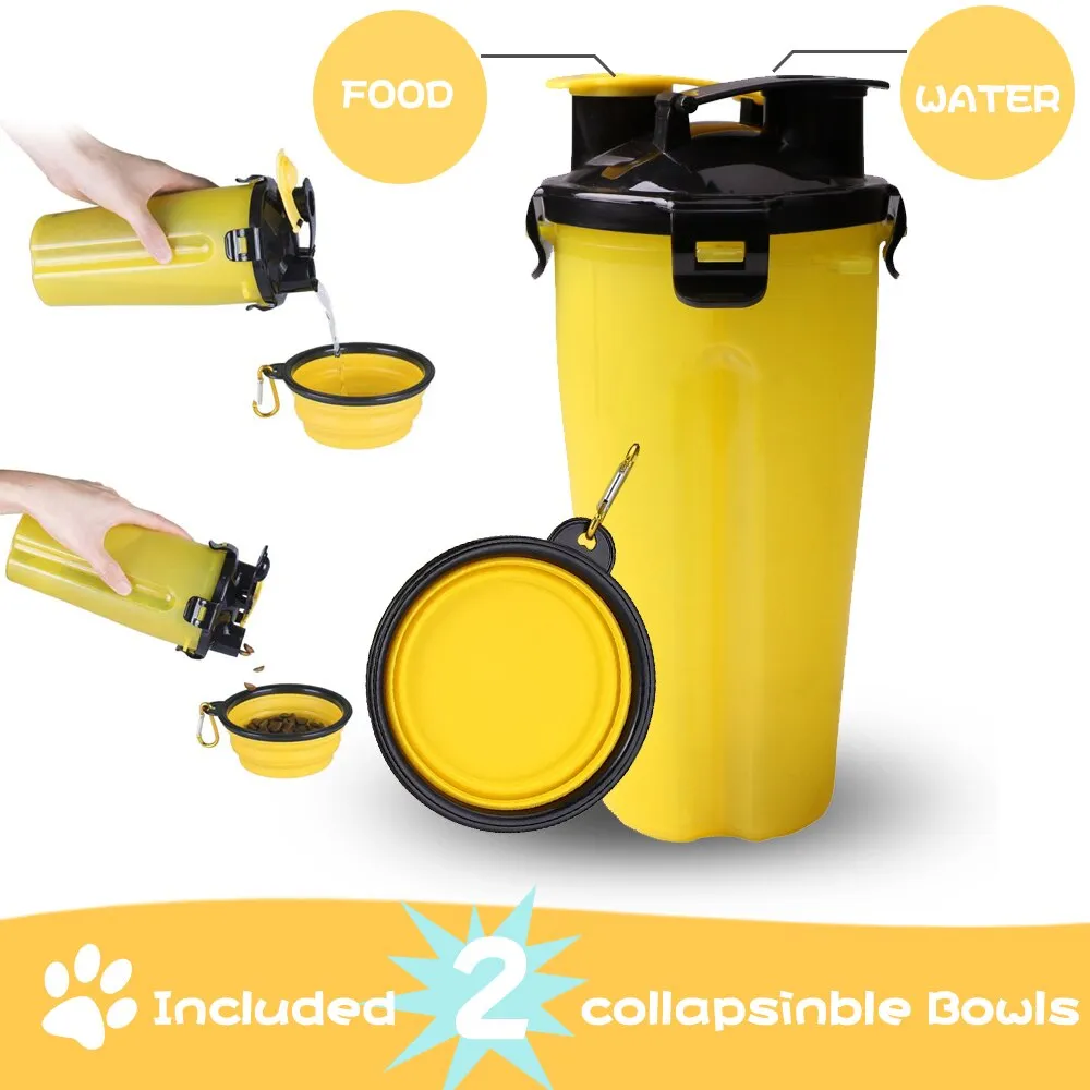 Water Bottle & Dog Bowl for Travel