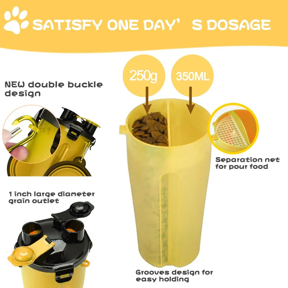 Water Bottle & Dog Bowl for Travel