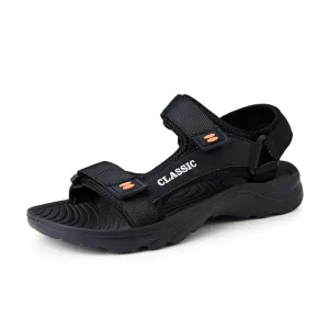 WellenWandler Herren Sommer Retro Bequeme Casual Sandalen für Strandurlaube
