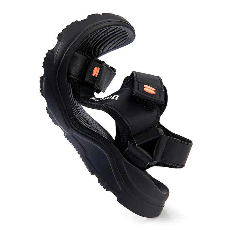 WellenWandler Herren Sommer Retro Bequeme Casual Sandalen für Strandurlaube