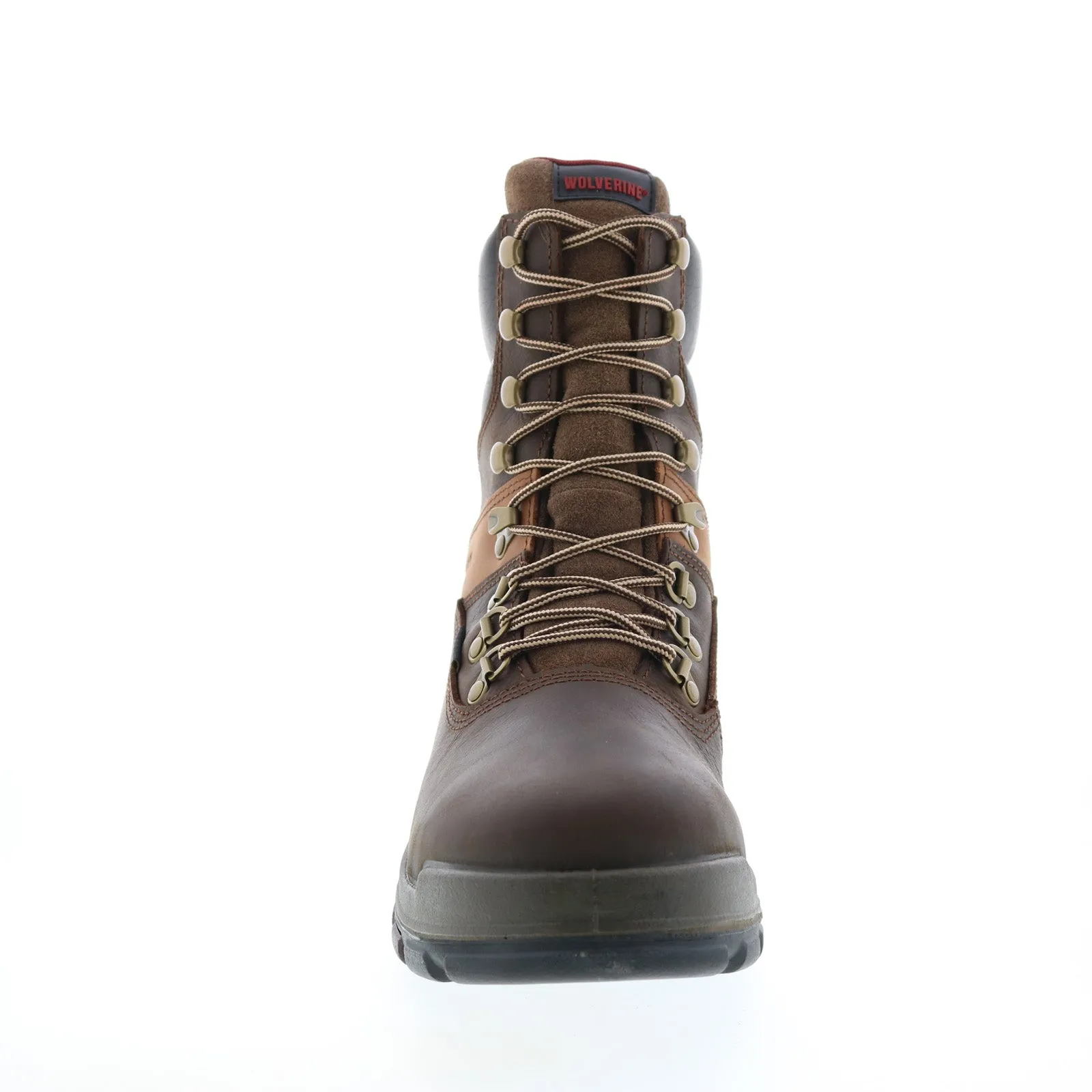 Wolverine Cabor EXP Waterproof 8" W10317 Mens Brown Wide Work Boots