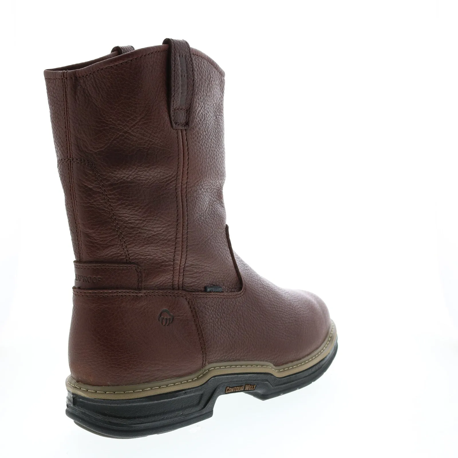 Wolverine Darco Well Waterproof W02359 Mens Brown Wide Leather Work Boots