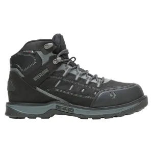 Wolverine Edge Lx Waterproof Composite Toe W10553 Mens Black Wide Work Boots
