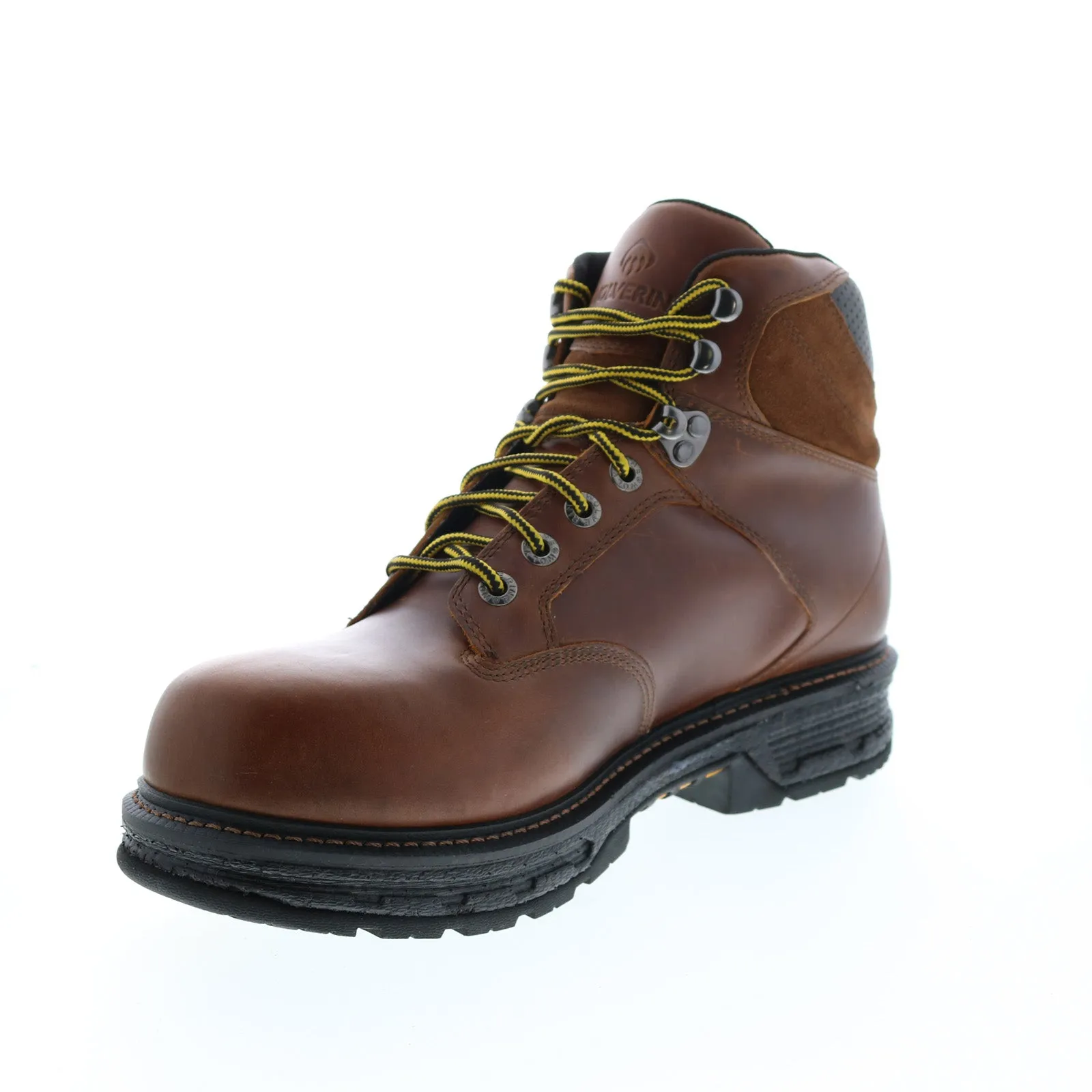 Wolverine Hellcat Ultraspring Waterproof 6" Mens Brown Wide Work Boots