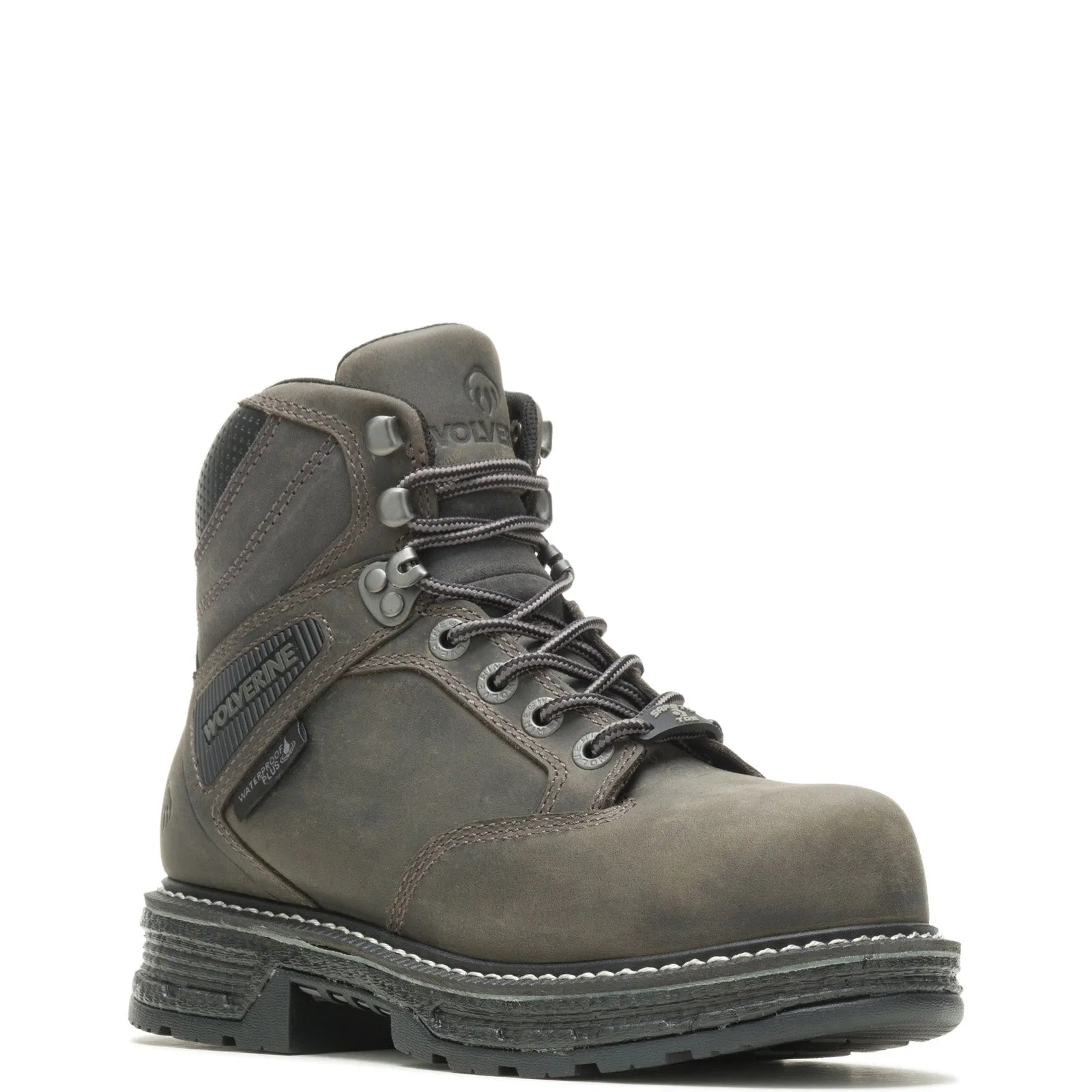 Wolverine Hellcat UltraSpring WP CarbonMax 6" Womens Gray Wide Work Boots