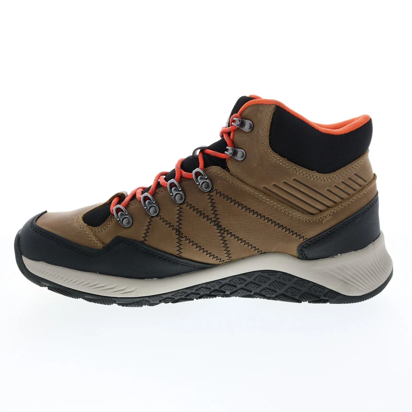 Wolverine Luton Hiker Waterproof Mid W880371 Mens Brown Wide Hiking Boots