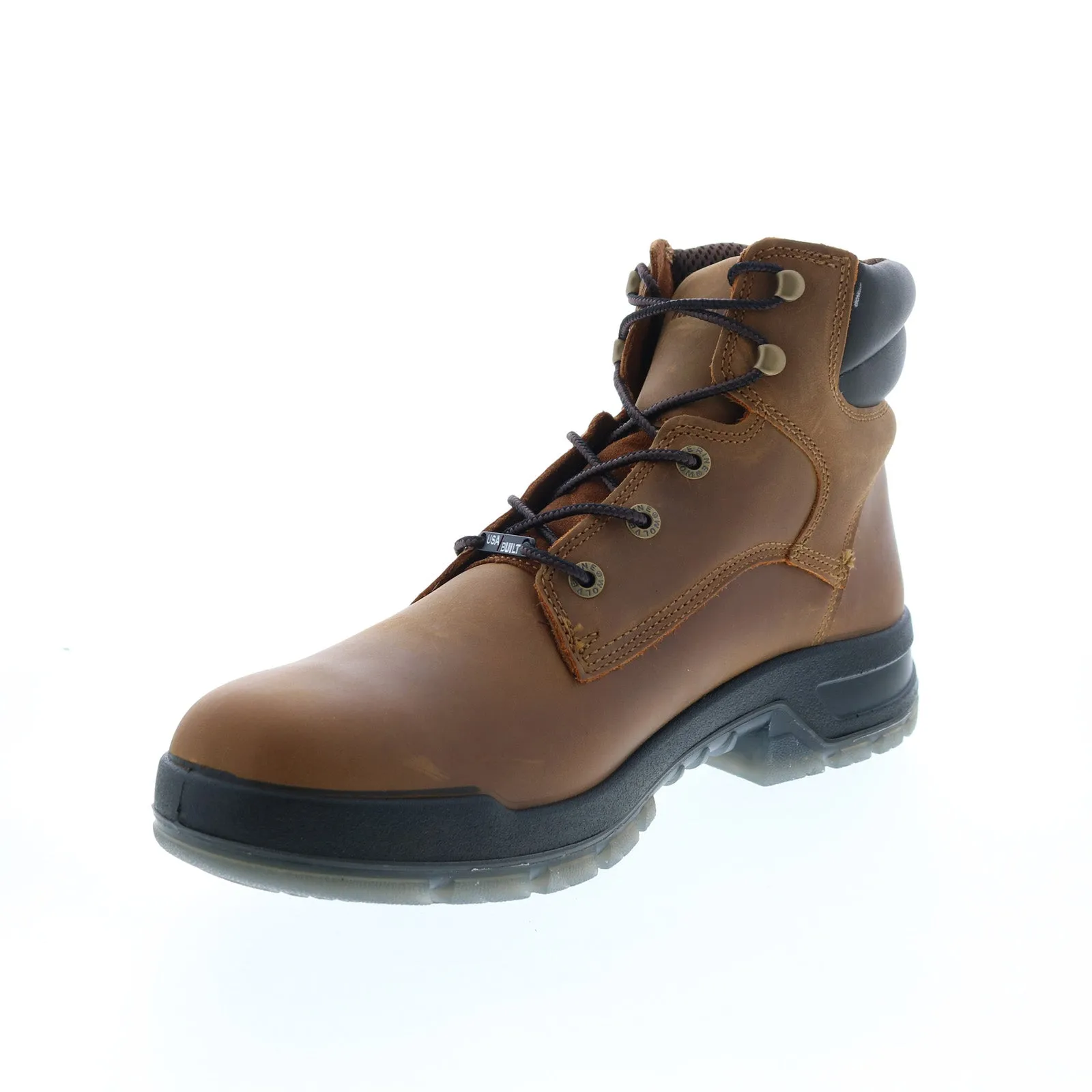 Wolverine Ramparts USA 6" Waterproof  W190019 Mens Brown Wide Work Boots